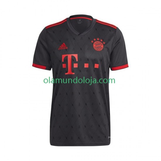 Camisola Bayern de Munique Homem Equipamento Terceiro 2022-2023 Manga Curta